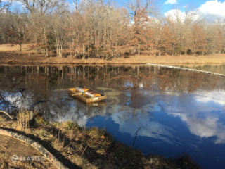 TDS118 oil skimmer in fall