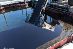 Belt oil skimmer