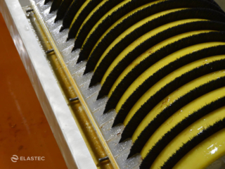 Brush oil skimmers