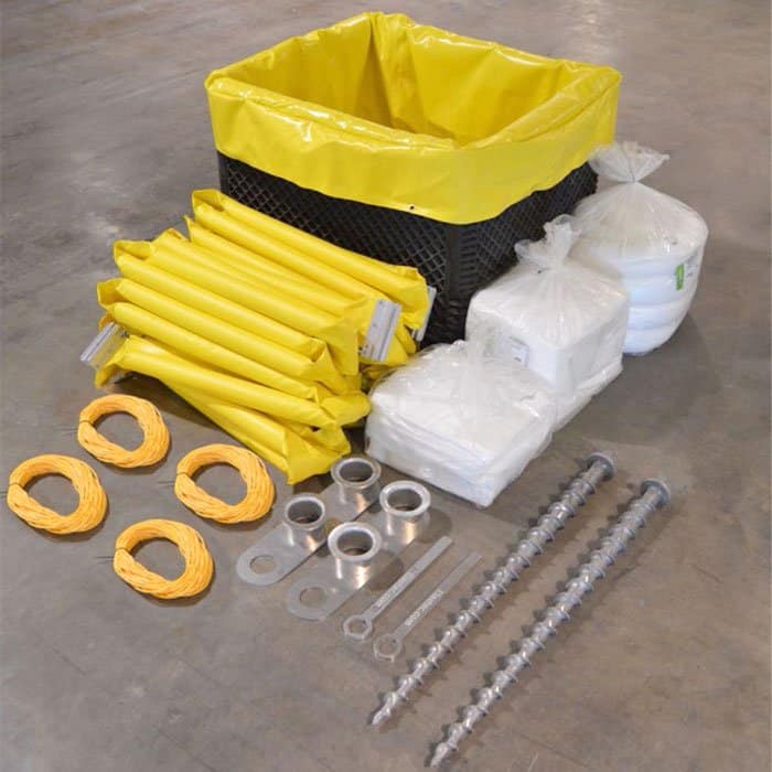 Creek oil spill kit