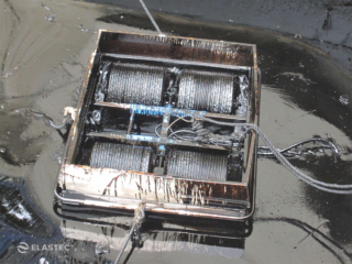 Elastec Magnum 200 skimming heavy oil
