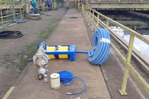 Elastec MiniMax oil skimmer in Brazil 2