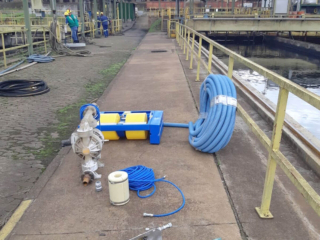Elastec MiniMax oil skimmer in Brazil 2