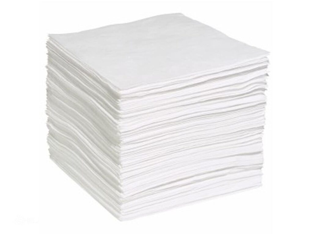 Oil absorbent pads