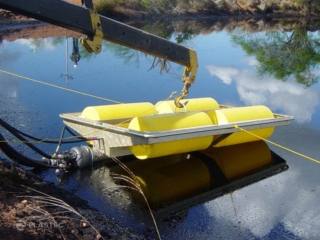 Magnum 200 deployment in oil pit
