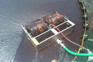 MiniMax drum oil skimmer