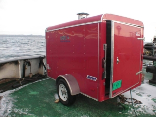 Steam system trailer exterior