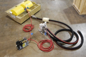 TDS118 oil skimmer with pneumatic system