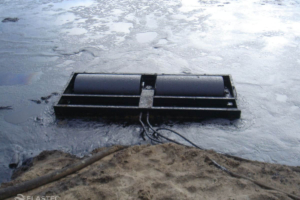 TDS136 floating drum oil skimmer