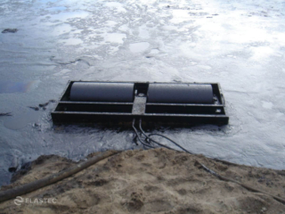 TDS136 floating drum oil skimmer