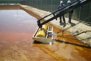TDS136 lowered in industrial oil pit