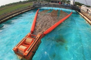 X150 in Ohmsett tank