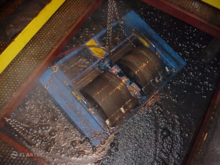 Skimming industrial oils