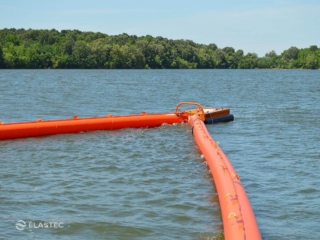 Escumadeira de óleo de disco X150 com lança inflável