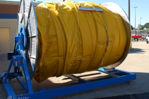 1,400 ft. of 36 inch containment boom on a reel