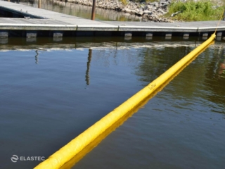 Elastec and Kepner Plastics Fabricators compactible boom