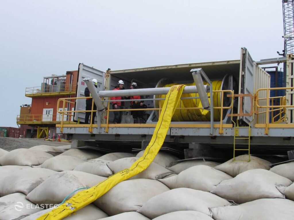 Elastec Kepner Plastics SeaCurtain ReelPak 围油栏