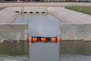 Elastec PermaFence with tide slide