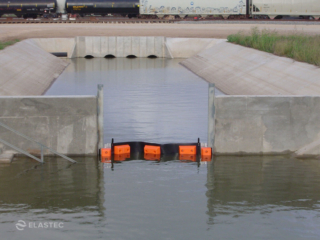 Elastec PermaFence with tide slide