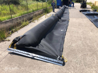 Aufblasbarer Ölrückhalteriegel Elastec Rubbermax