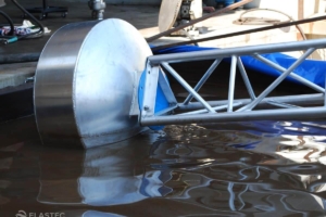 Airmax V-Sweep oil spill response system