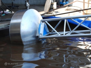 Airmax V-Sweep oil spill response system