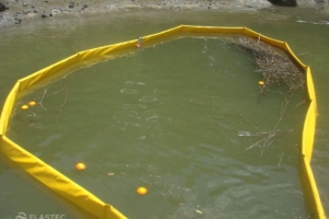 Economax floating trash and debris boom