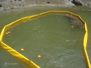 Barrera flotante para desechos y escombros Economax