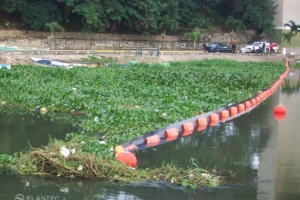 PermaFence barrage de contrôle des plantes aquatiques