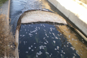 Optimax containment boom in Spain