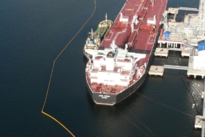 Supermax boom protecting terminal
