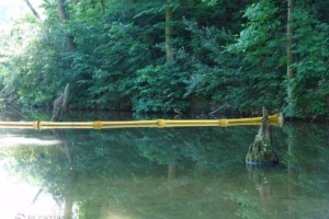 SuperSwamp oil spill response in creek