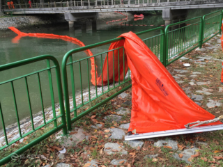 超级巨型围油栏训练