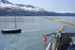 2M BoomVane in water with boom
