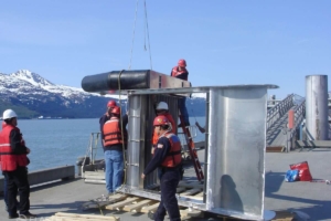 2M BoomVane on dock
