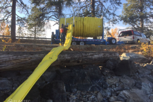 Boom reel deploying containment boom 2