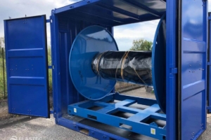 Boom reel in storage container 2