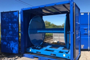 Boom reel in storage container 3