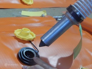 Blower unit nozzle