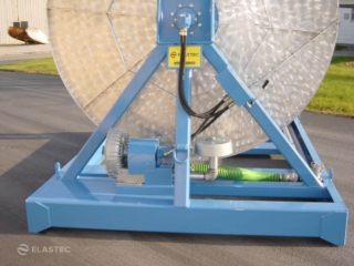 Boom Reel with attached blower unit