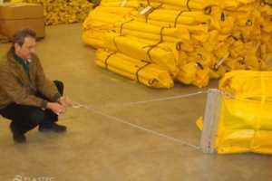 Containment boom with tow bridle