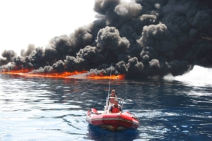 Controlled oil burning