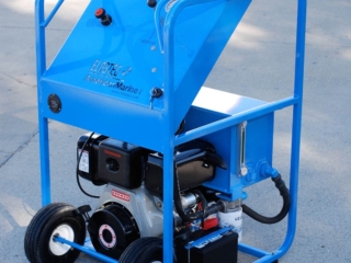 D9 boom reel power unit controls