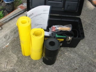 Fabric repair kit detail