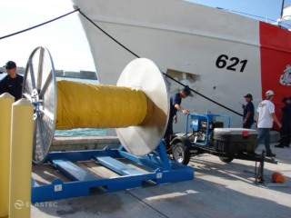 United States Coast Guard with Elastec boom reel