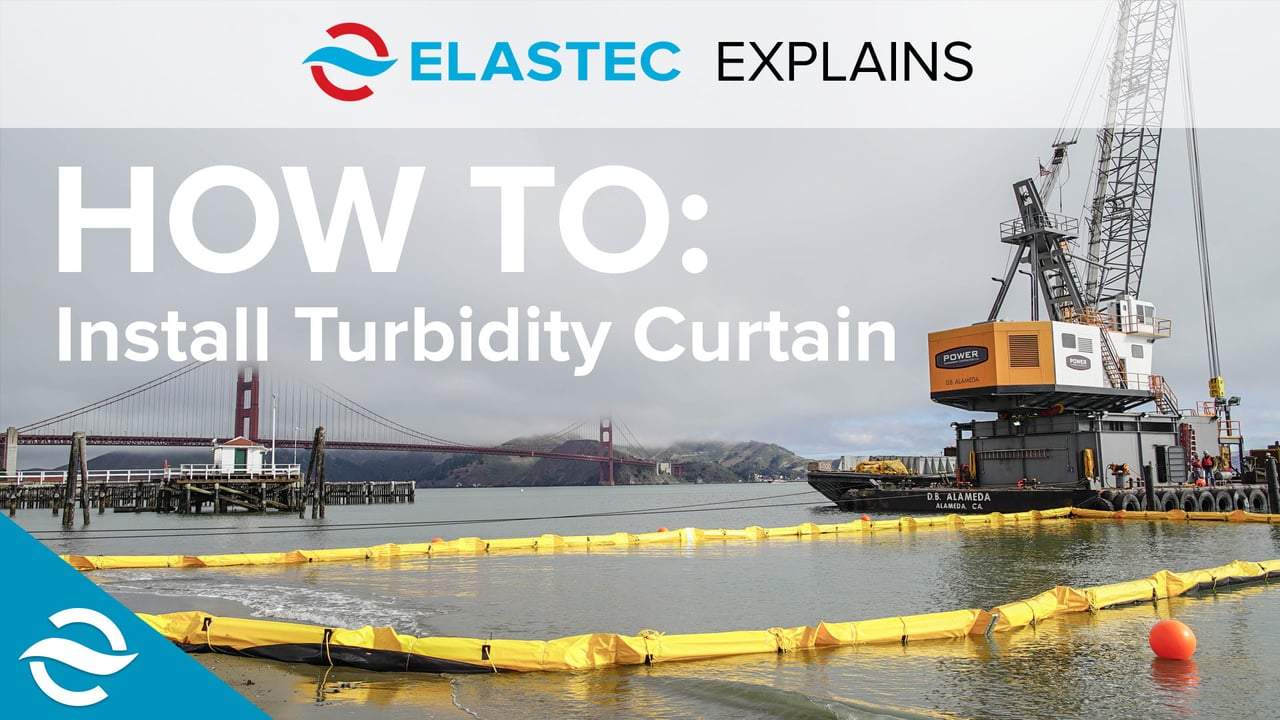 How to install Ruffwter Screen turbidity curtain