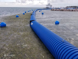 Beach Bouncer XT heavy sargassum barrier