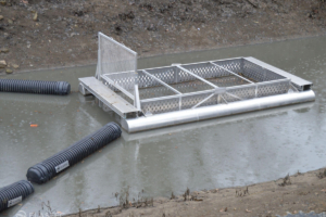 Brute Bin floating trash debris trap