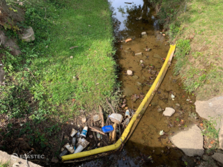Elastec Bottle Boom fighting plastic pollution