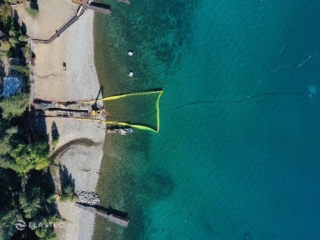 Rideau de turbidité Fastwater dans l'eau